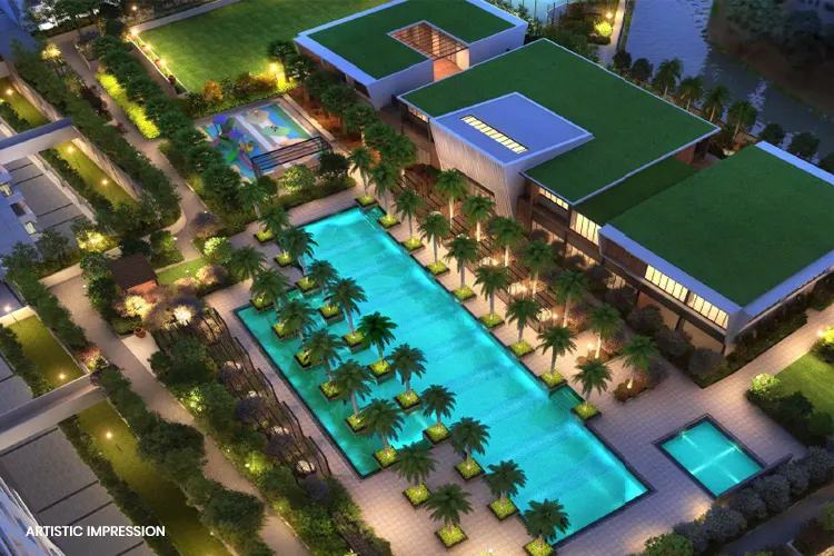 Kumar Parc Residences grand entrance gate Magarpatta Pune