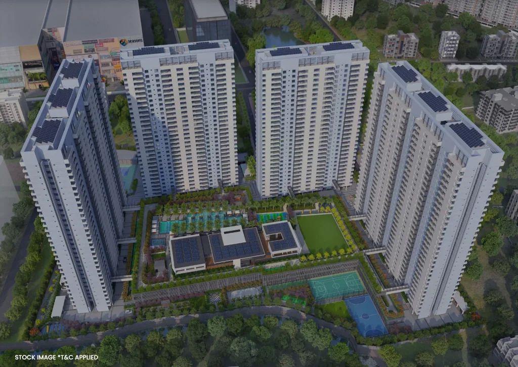 Kumar Parc Residences modern high rise apartments in Hadapsar Pune