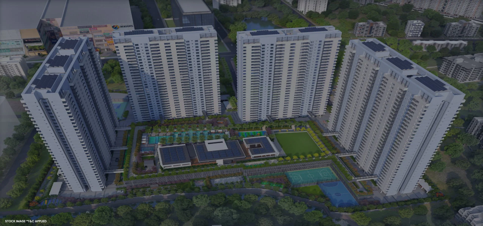 Kumar Parc Residences Magarpatta Pune premium residential tower